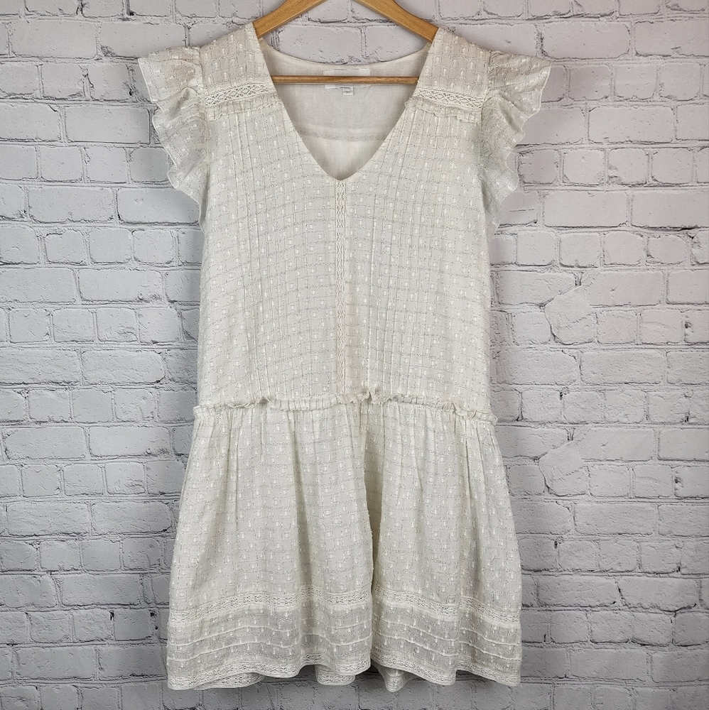 Steele. Gauzy Cotton Mini Dress